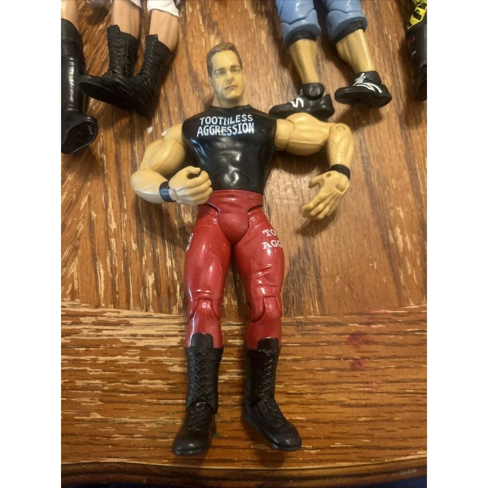 WWE Wrestling Action Figures Lot + Accessories